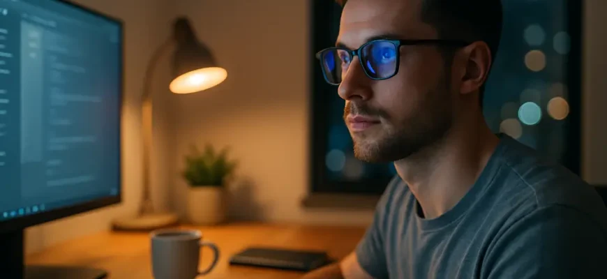 Оптимізовані окуляри для захисту очей під час роботи за комп’ютером