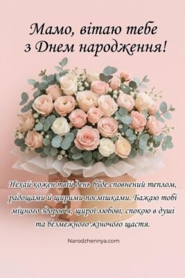 Оригінальні привітання з днем народження мамі: словами від душі