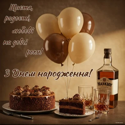 Оригінальні та стильні листівки з днем народження для чоловіків
