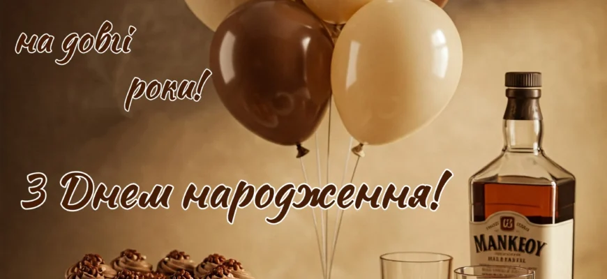 Оригінальні та стильні листівки з днем народження для чоловіків