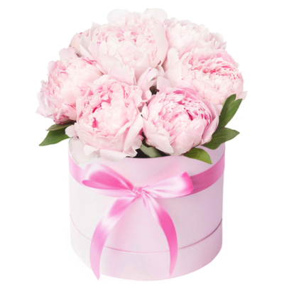 Піони в коробці: оригінальний подарунок до Дня народження