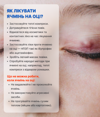 Причини появи ячменю на оці: основні фактори та профілактика