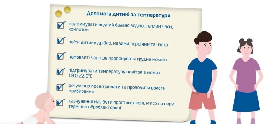 Причини та наслідки підвищеної температури у дитини від перегріву