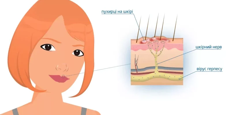 Причини виникнення герпесу на тілі: основні фактори та ризики