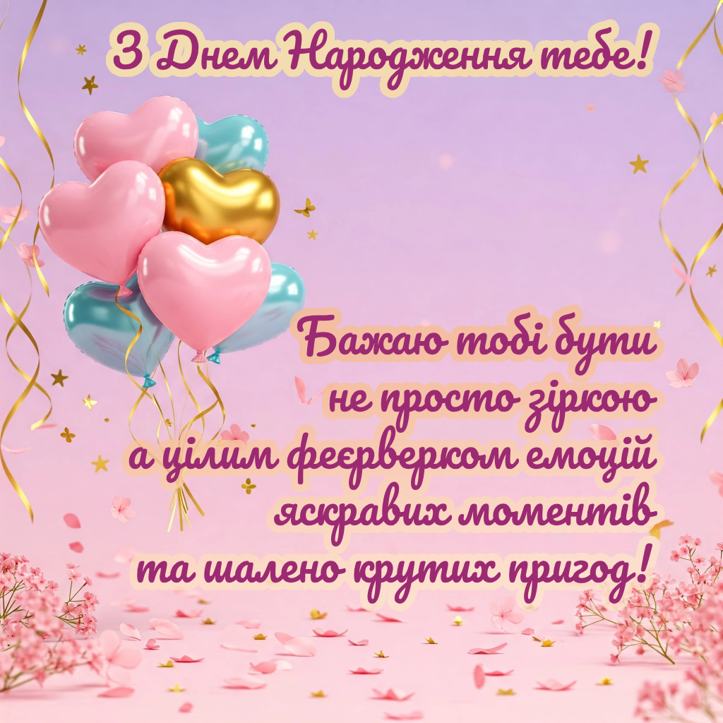 ᐈ Щирі привітання з Днем Народження похресниці своїми словами ...