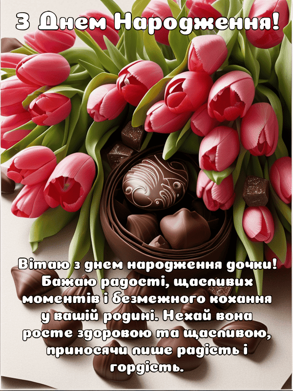 Привітання батькам з днем народження дочки українською мовою ...