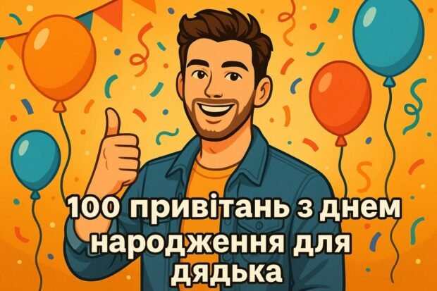 100 привітань з днем народження для дядька