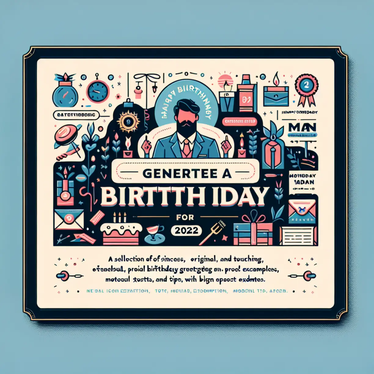 Нові привітання мужчині З Днем Народження - Побажайко