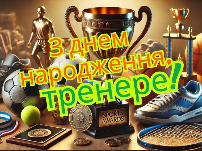 Привітання з Днем народження Тренера 2026 - aktivtur.com.ua