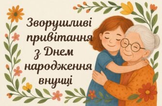 Привітання з днем народження для внучки від улюбленої бабусі