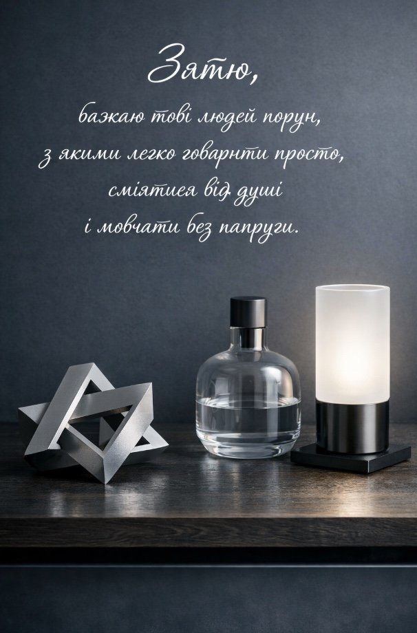 Привітання з днем народження зятю – добрі, приязні та тактовні слова