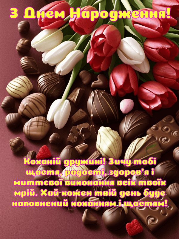 Привітання з днем народження дружині своїми словами - найкращі ...