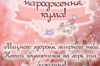 Привітання з Днем Народження Кумі: Картинки для Особливого Свята