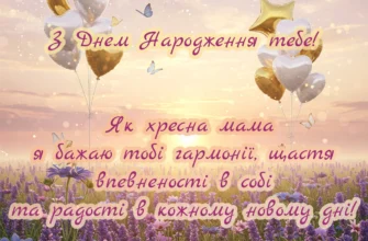 Привітання з Днем Народження Похресниці: Слова від Хресної Мами