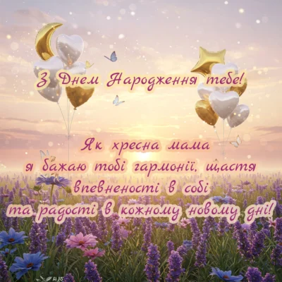Привітання з Днем Народження Похресниці: Слова від Хресної Мами