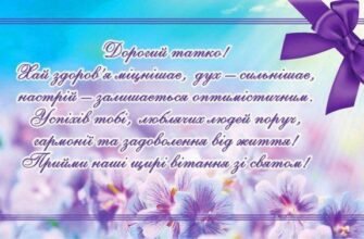 Привітання з Днем Народження Татові: Зворушливі Картинки від Доньки