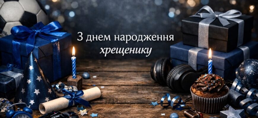 ᐈ Привітання з днем народження хрещенику – добрі, турботливі та ...