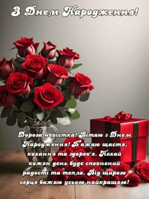 Привітання з Днем народження: як щиро вразити кохану невістку