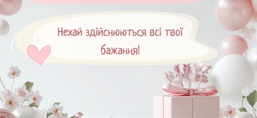 Щирі привітання з днем народження для улюбленої донечки!
