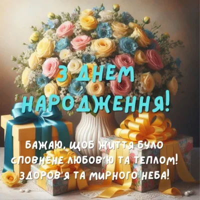 Створіть ідеальні листівки для привітання жінки з днем народження онлайн