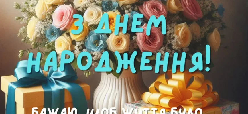 Створіть ідеальні листівки для привітання жінки з днем народження онлайн