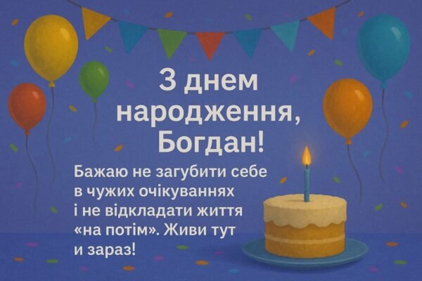 Святкуємо День Народження: Найкращі Привітання для Богдана