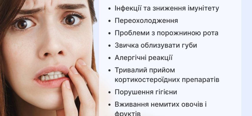 Уникніть заїд: ефективні методи та поради для здорових губ