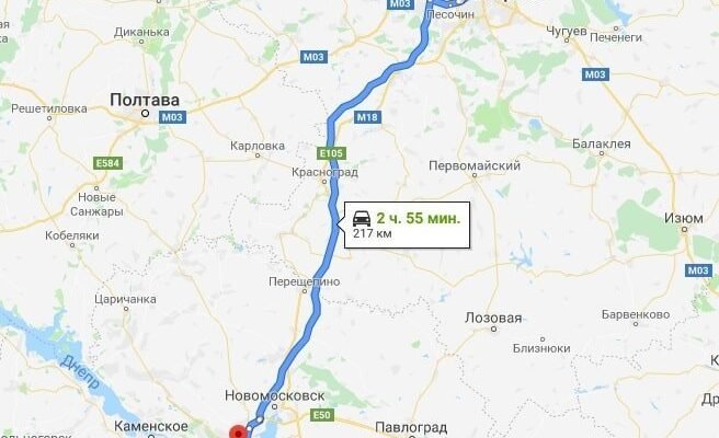 Відстань від Харкова до Дніпра: як швидше дістатися автомобілем