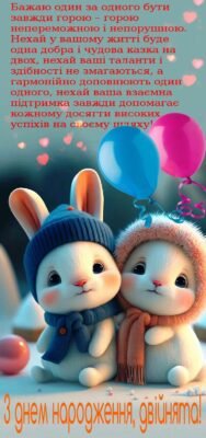 Вітальні листівки для двійнят: ідеї для незабутнього Дня народження