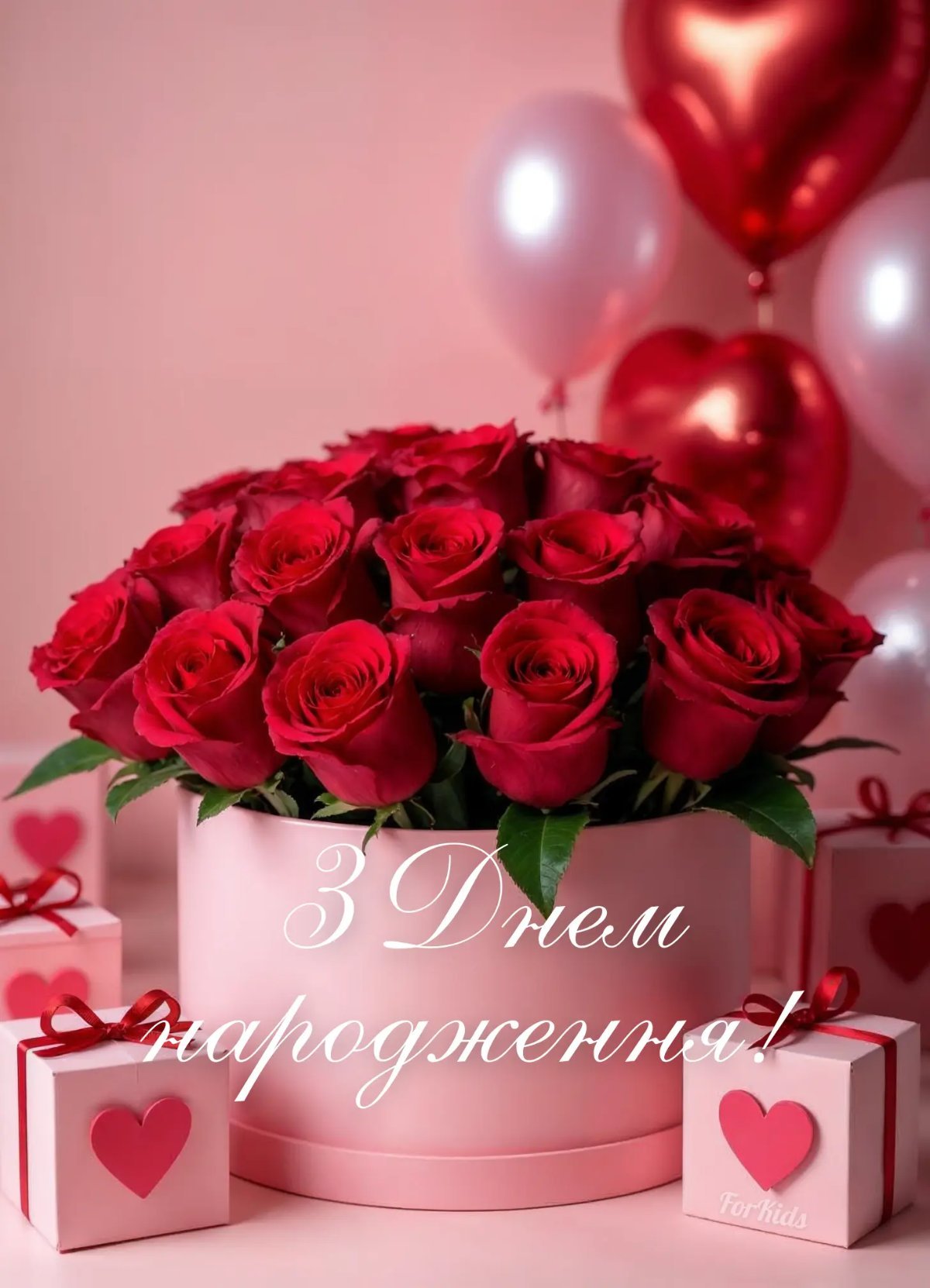 Стильні листівки з Днем народження жінці — ідеї