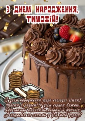 Вітання з Днем Народження, Тимофій! Особливі побажання та щирі слова