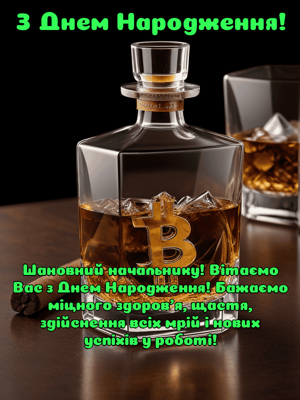 Привітання з Днем Народження начальника українською мовою ...