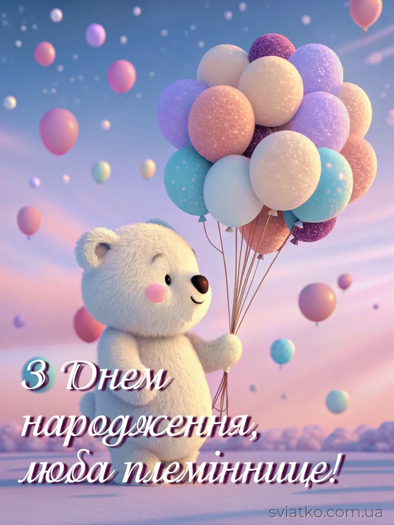 50+ красивих привітань і картинок з Днем народження племінниці ...