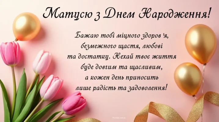 Вітаємо з днем народження, матусю: найкращі побажання та поради