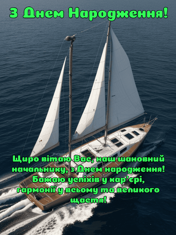 Привітання з Днем Народження начальника українською мовою ...