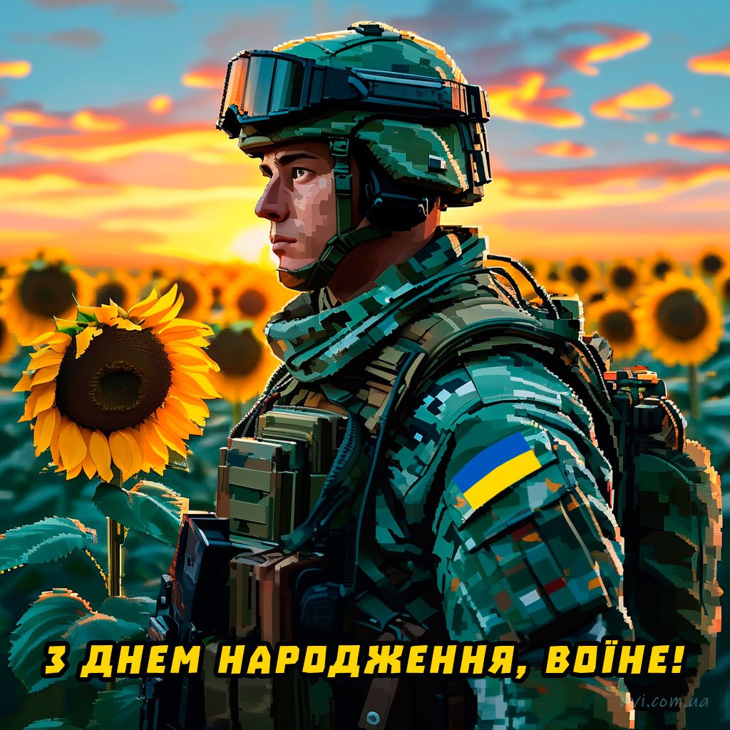 Патріотичні картинки привітання з днем народження військовому « UVI