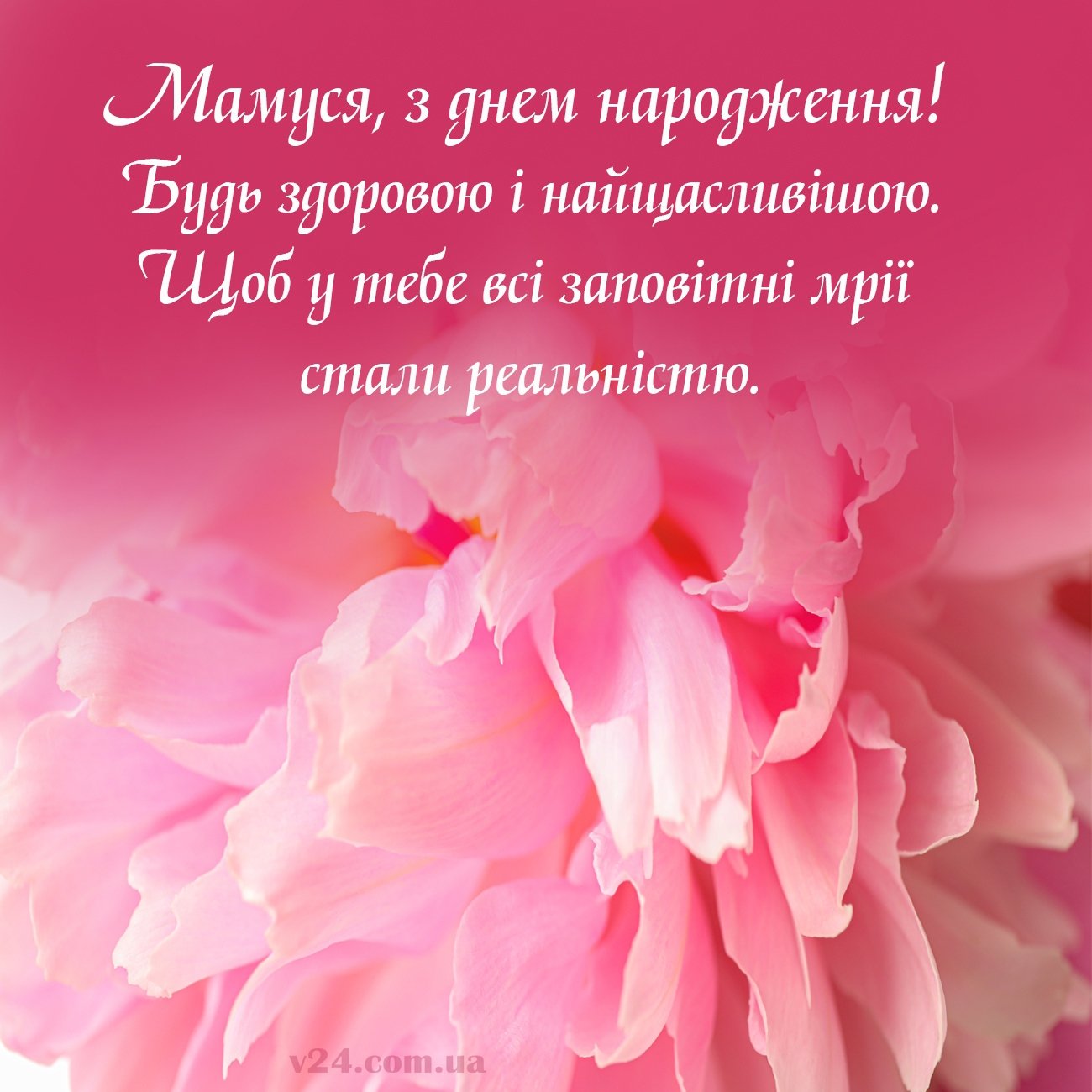 Привітання з днем народження мамі
