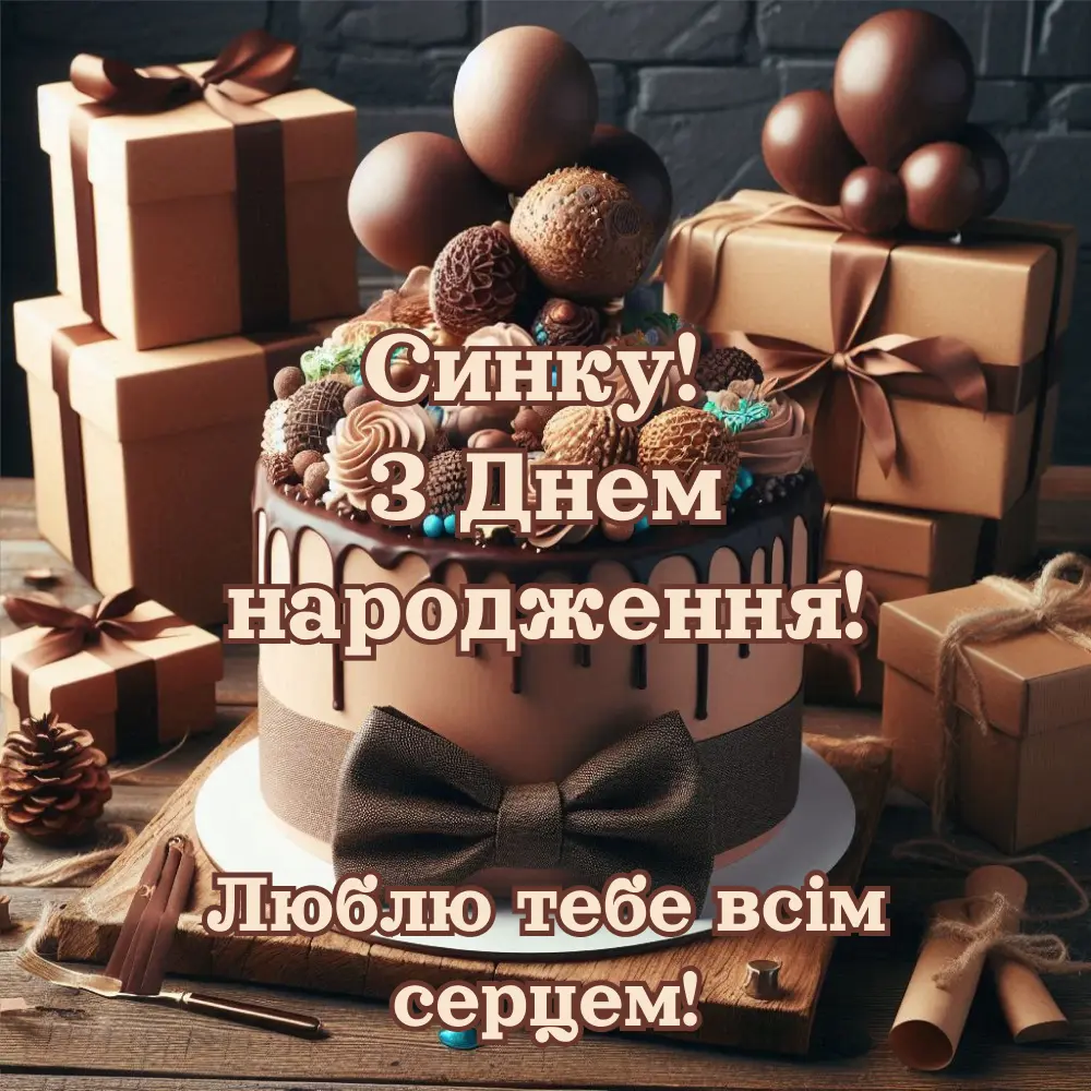 З Днем народження сина: Зворушливі привітання та картинки