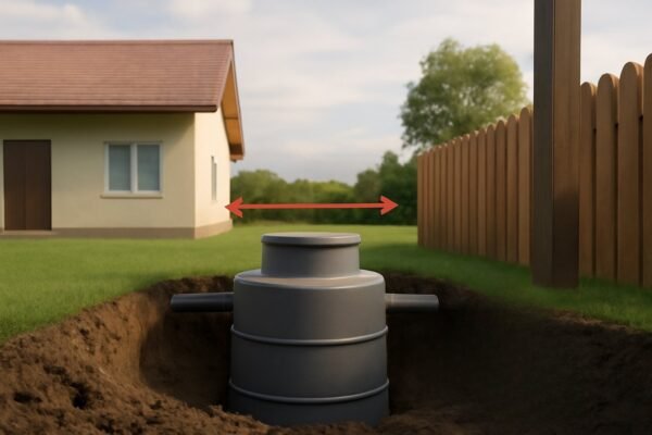 Все про відстань від межі до вигрібної ями: норми та поради
