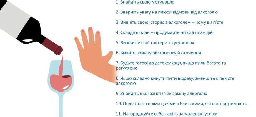 Як успішно відійти від алкоголю: ефективні стратегії та поради