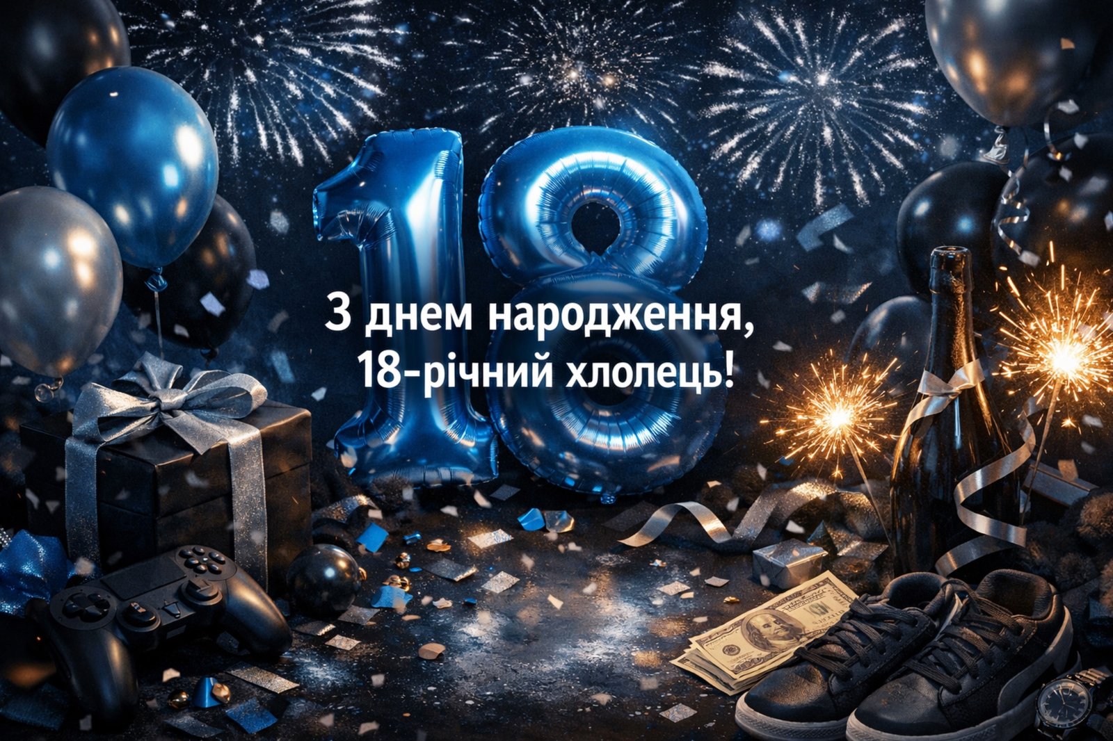 ᐈ Привітання з 18 річчям хлопцю – святкові, позитивні та ...