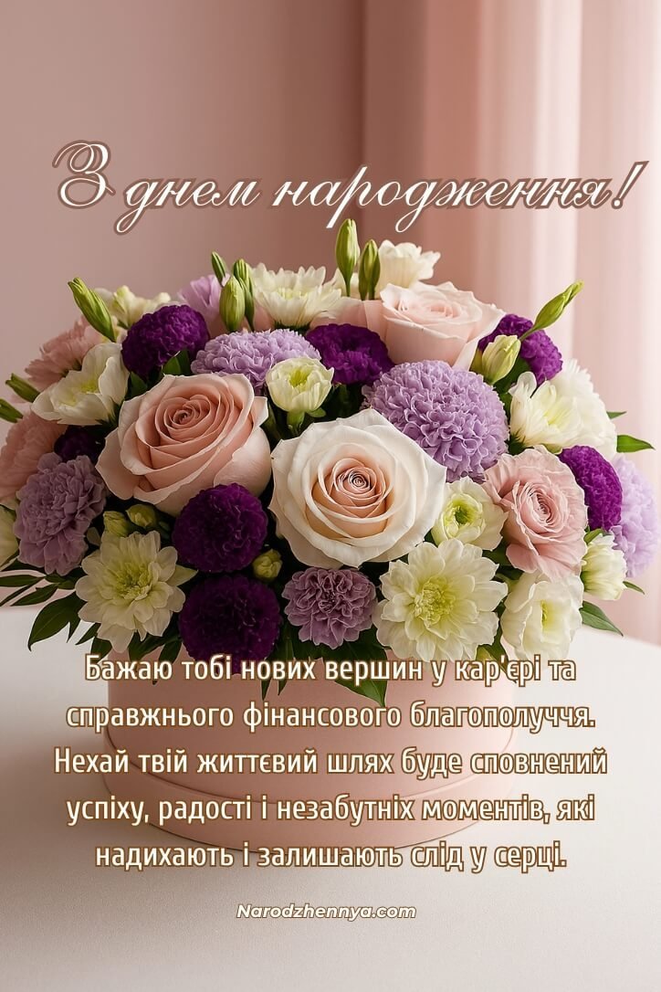 Привітання з Днем народження 2025