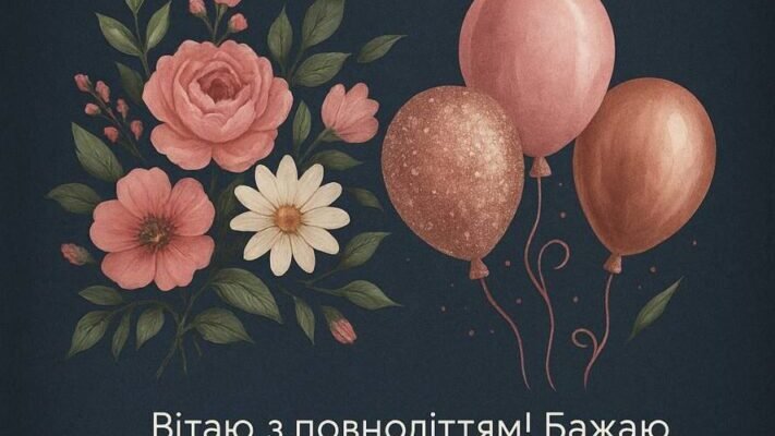 Яскраві привітання з 18-річчям: побажання на дорослий день народження
