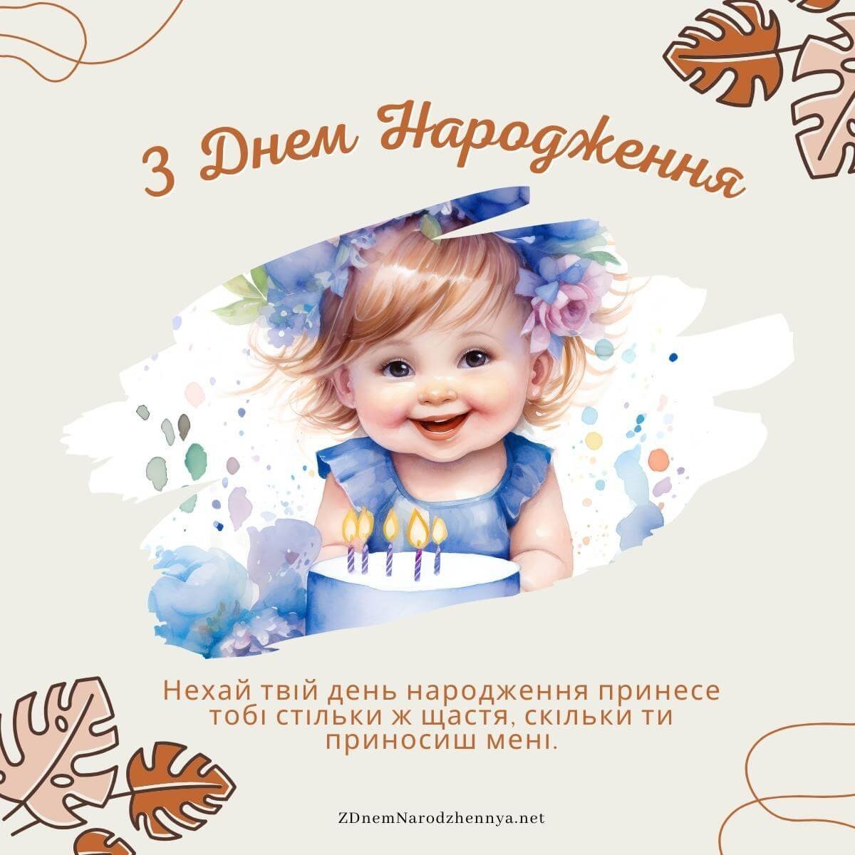 Нові Картинки з Днем Народження Дівчинці