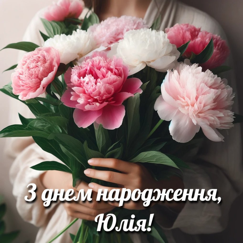 Привітання з днем народження Юлі українською: щирі ідеї та теплі ...
