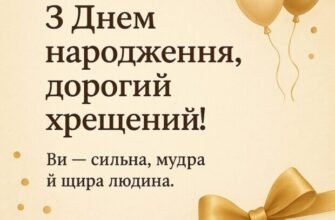 З Днем народження хресного: як зробити свято особливим та незабутнім