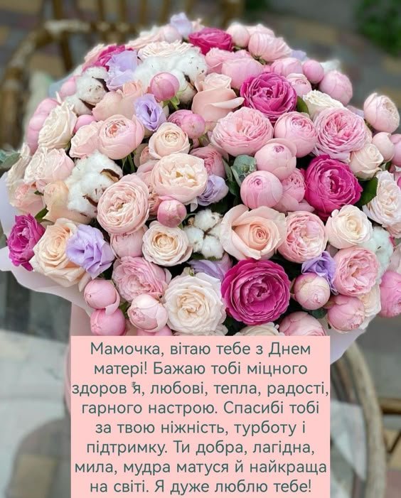 Привітання з днем народження мамі - Бабурка