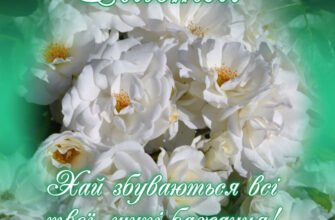 З Днем Народження, Настюша! Теплі привітання та побажання для тебе