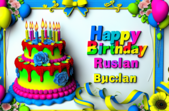 З Днем Народження, Руслан: Побажання, Ідеї для Святкування та Подарунки