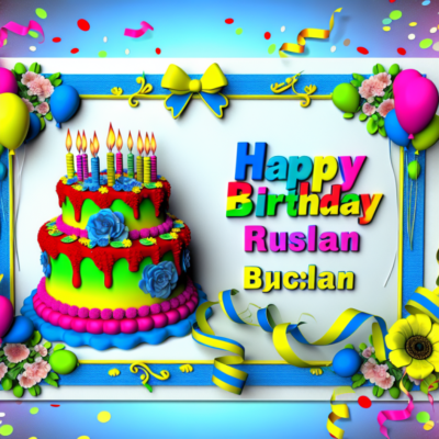 З Днем Народження, Руслан: Побажання, Ідеї для Святкування та Подарунки З Днем Народження, Руслан: Побажання, Ідеї для Святкування та Подарунки